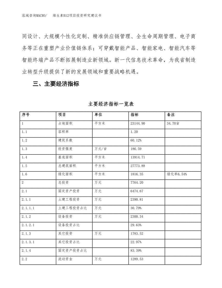 维生素B12项目投资研究建议书.docx_第5页