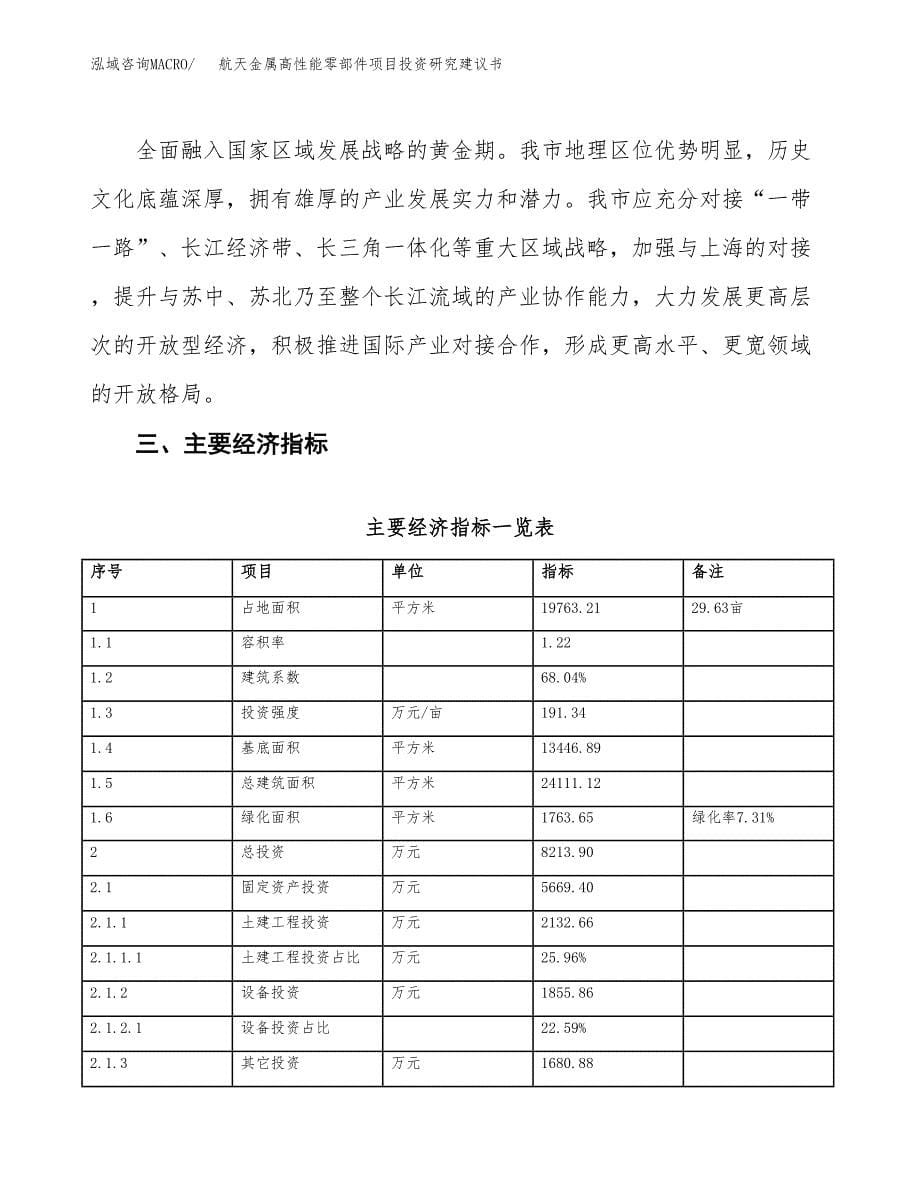 航天金属高性能零部件项目投资研究建议书.docx_第5页