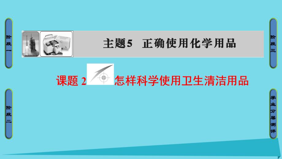 2017秋高中化学 主题5 正确使用化学品 课题2 怎样科学使用卫生清洁用品课件5 鲁科版选修1_第1页