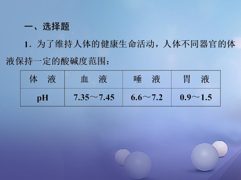 2017年中考科学总复习 物质科学（二）阶段练习（三）课件_第2页