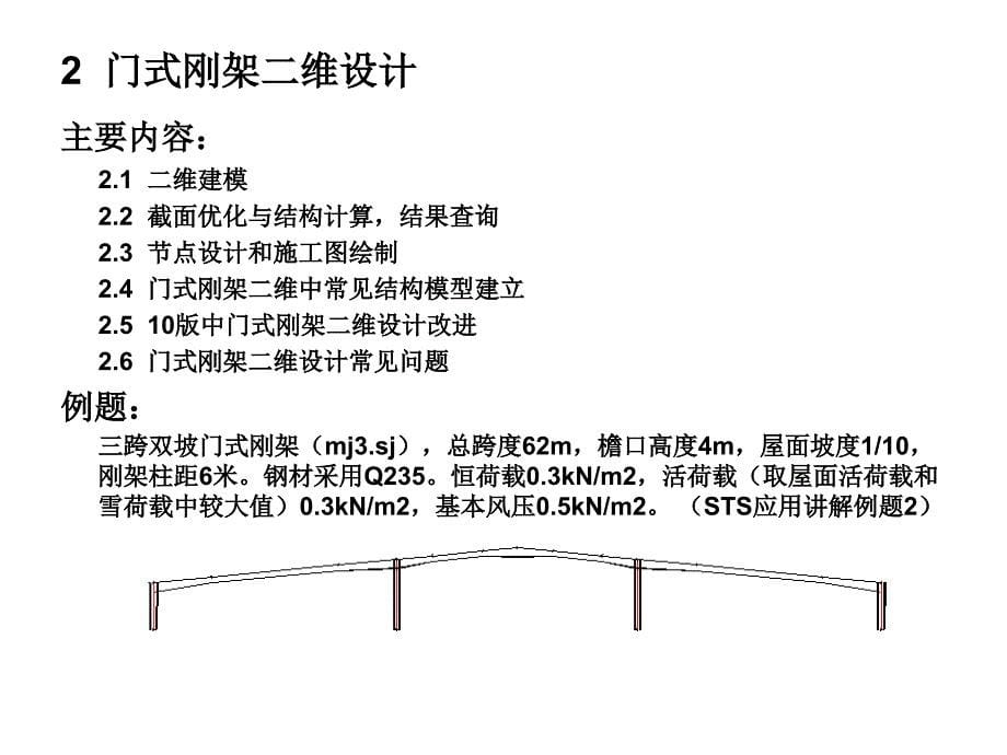 钢结构CAD软件STS门式刚架结构设计_第5页