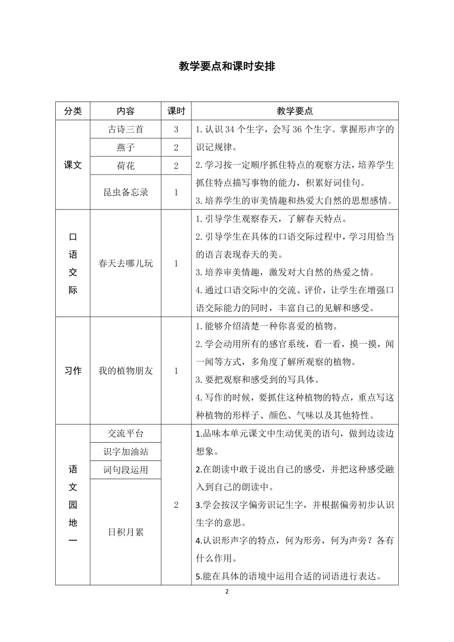 部编新教材统编三年级语文下册全册教案教案教学设计_第3页