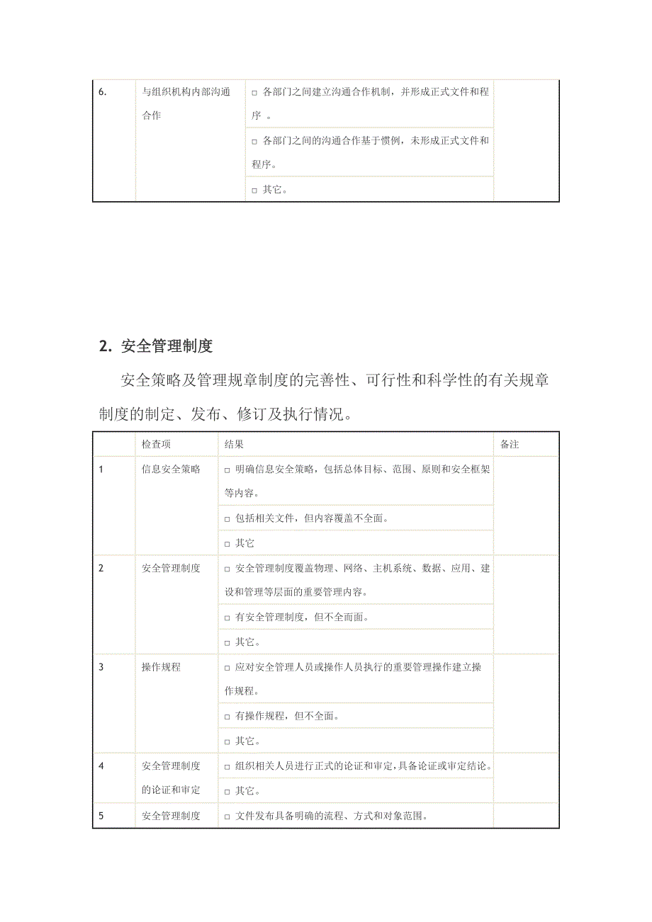 （安全管理套表）安全状况调查表_第2页