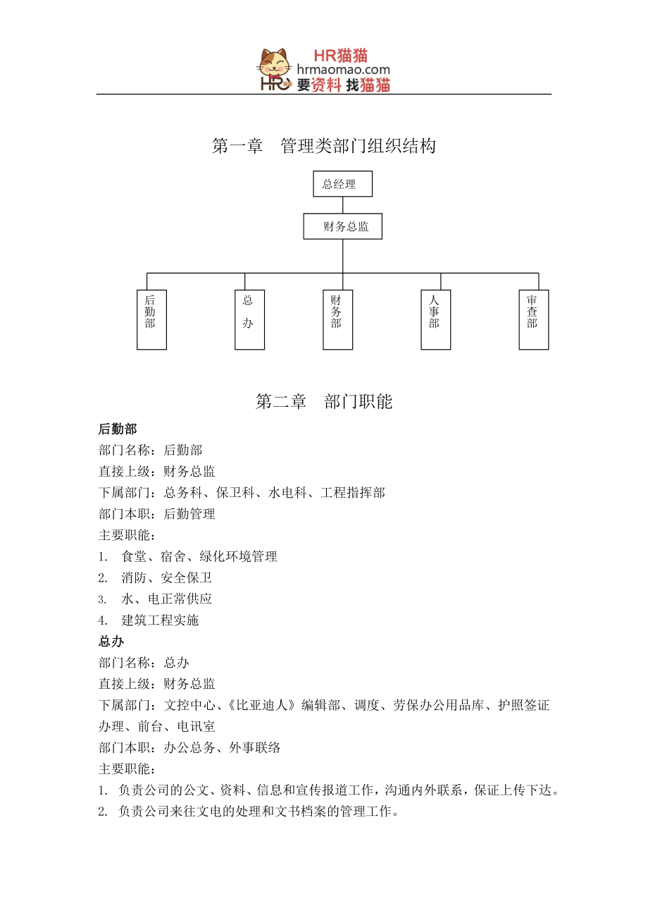 （管理制度）【实例】深圳市实业有限公司管理类制度HR猫猫_第2页