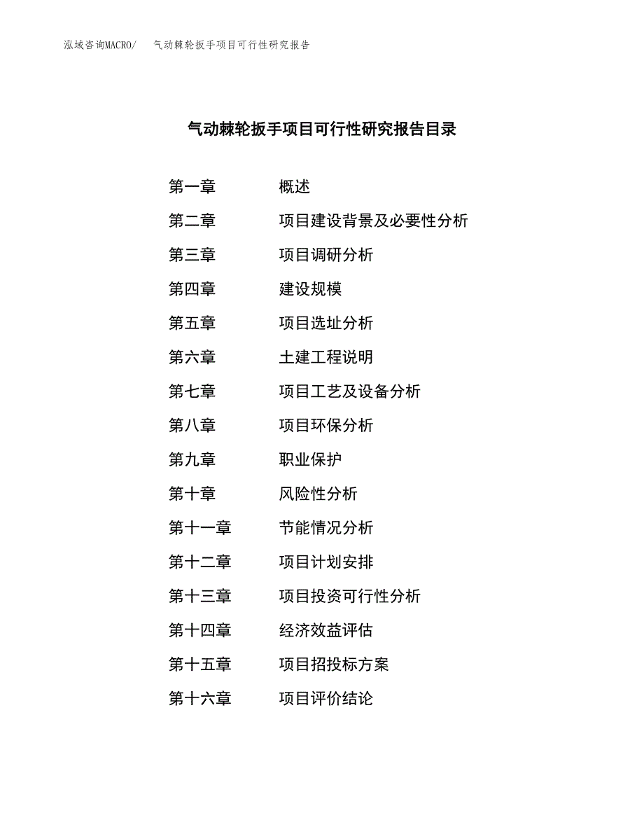 气动棘轮扳手项目可行性研究报告建议书.docx_第3页