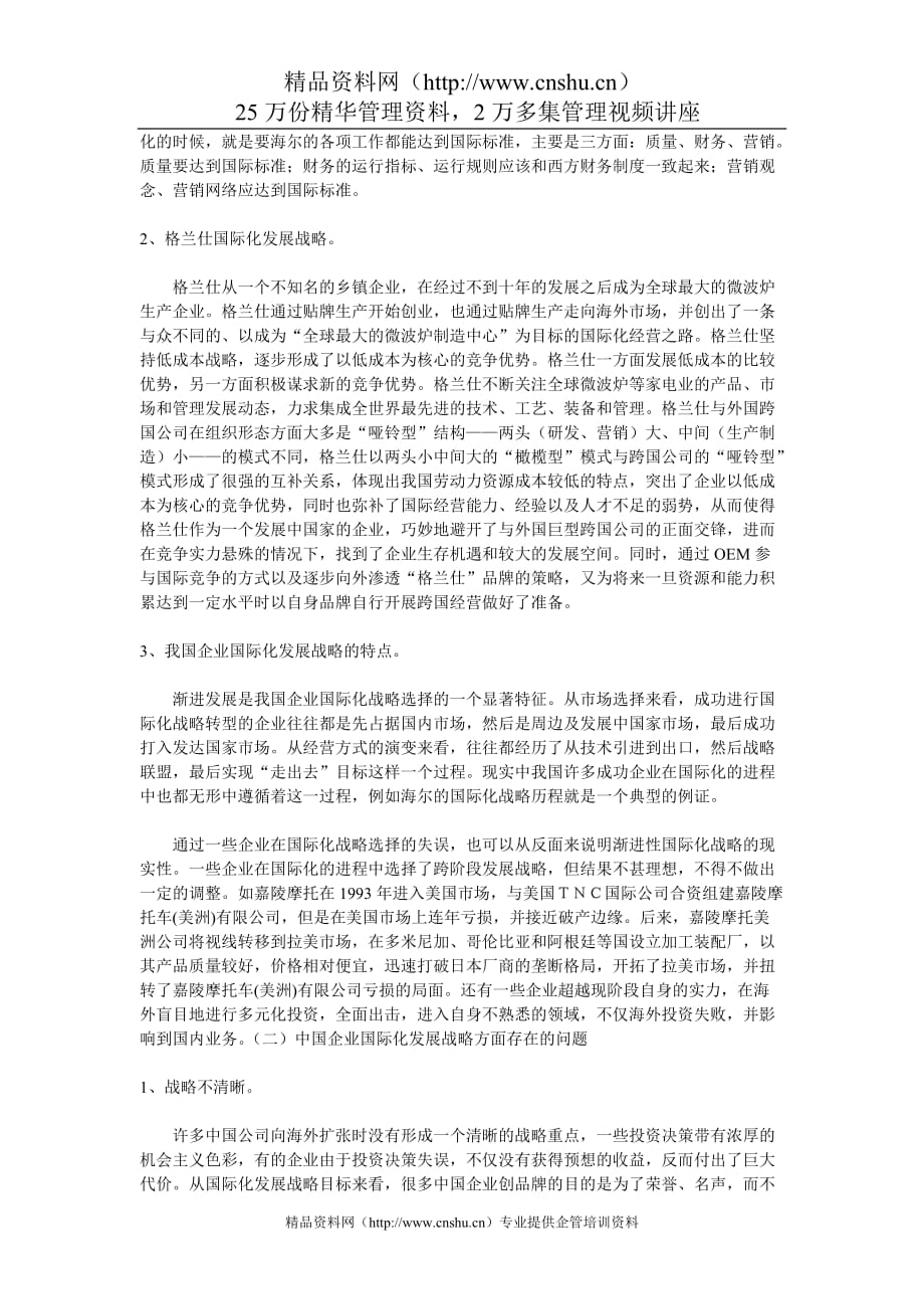 （发展战略）中国企业国际化发展战略思考_第2页