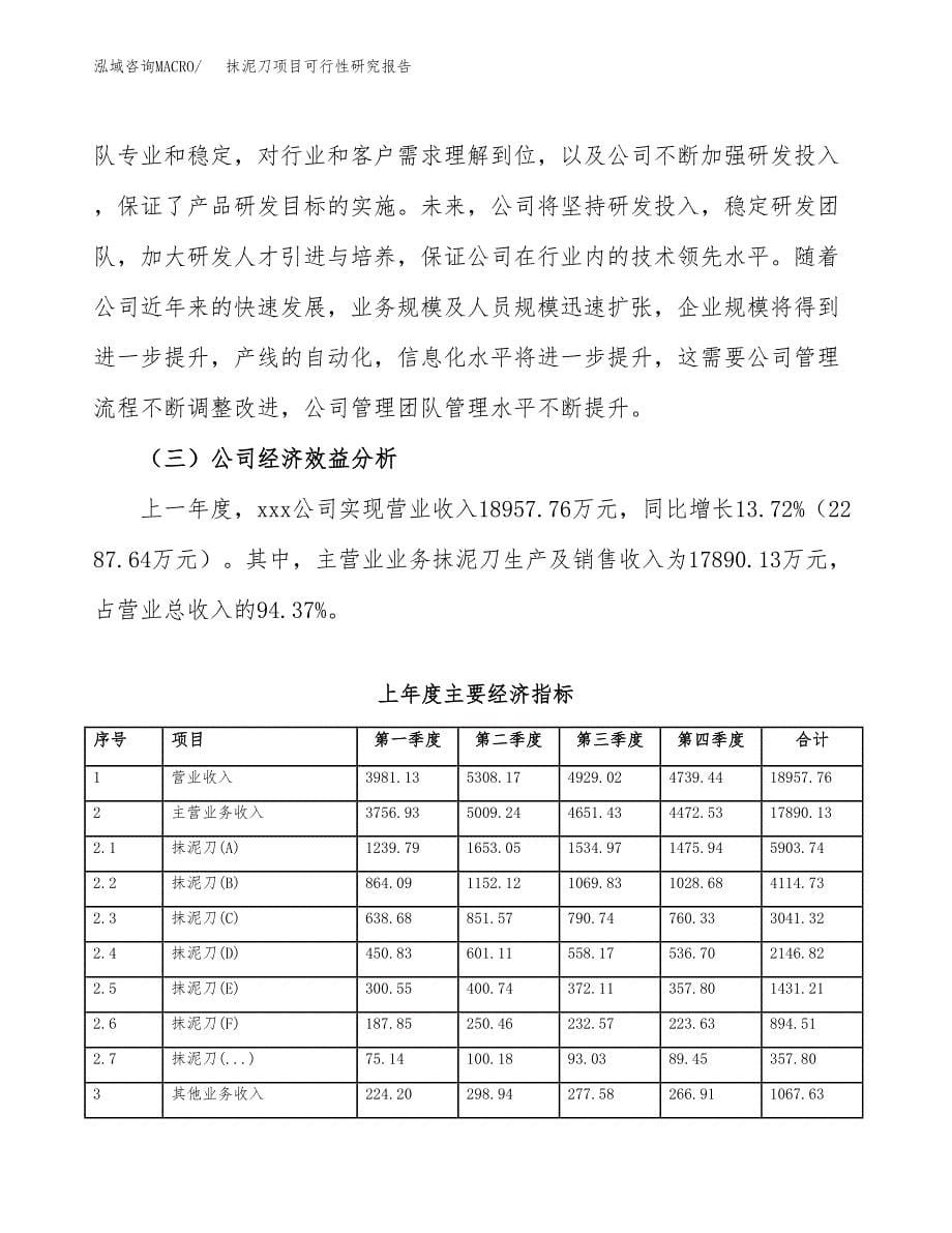 抹泥刀项目可行性研究报告建议书.docx_第5页