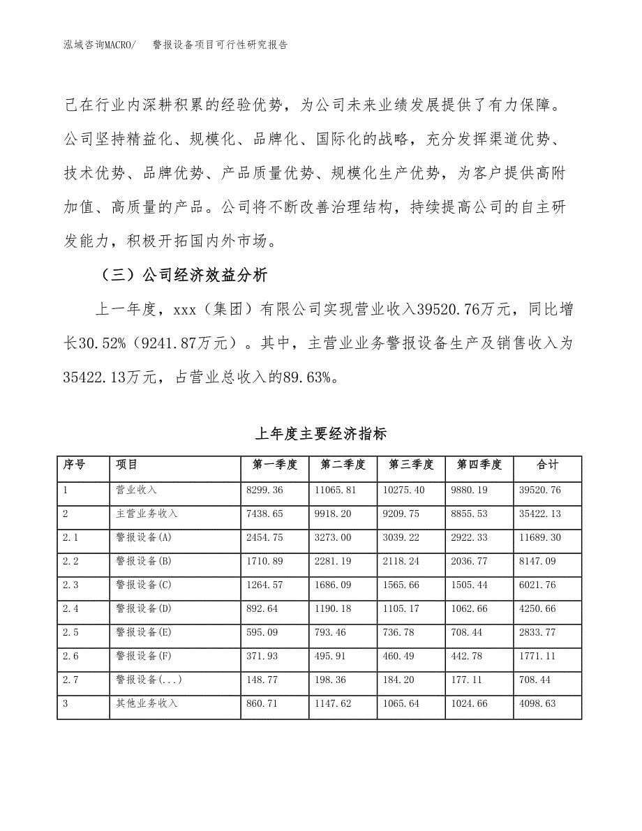 警报设备项目可行性研究报告建议书.docx_第5页