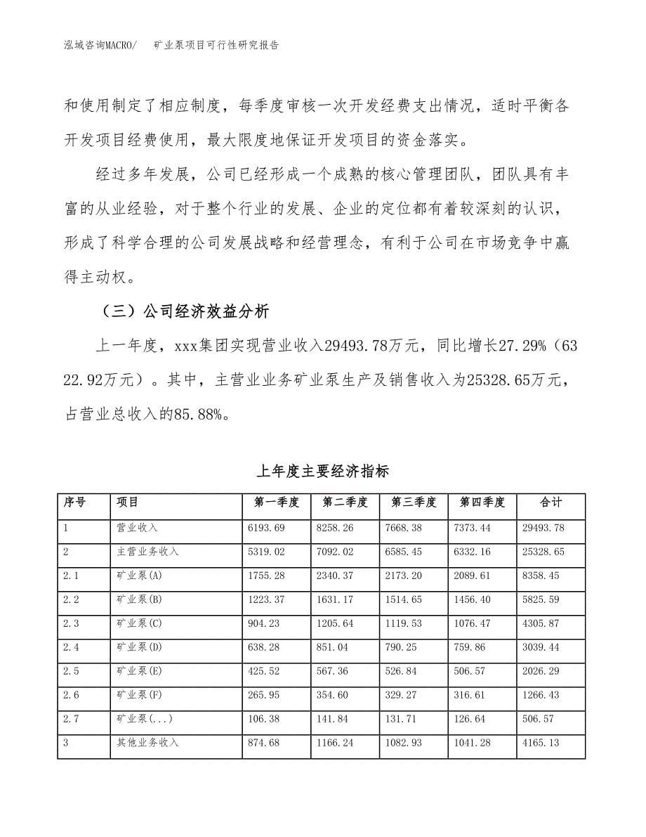 矿业泵项目可行性研究报告建议书.docx_第5页