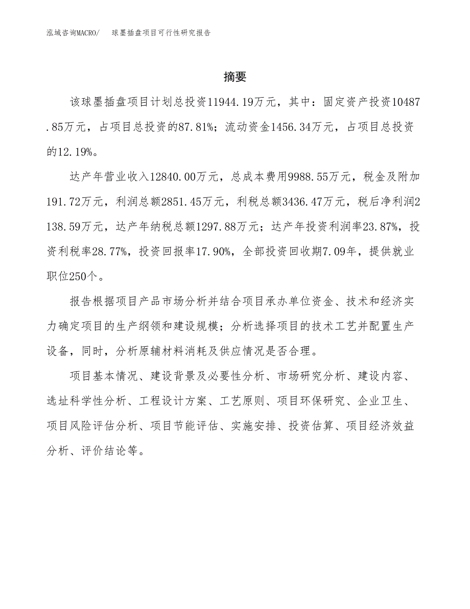 球墨插盘项目可行性研究报告建议书.docx_第2页