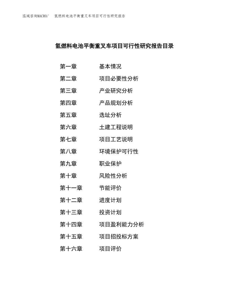 氢燃料电池平衡重叉车项目可行性研究报告建议书.docx_第3页