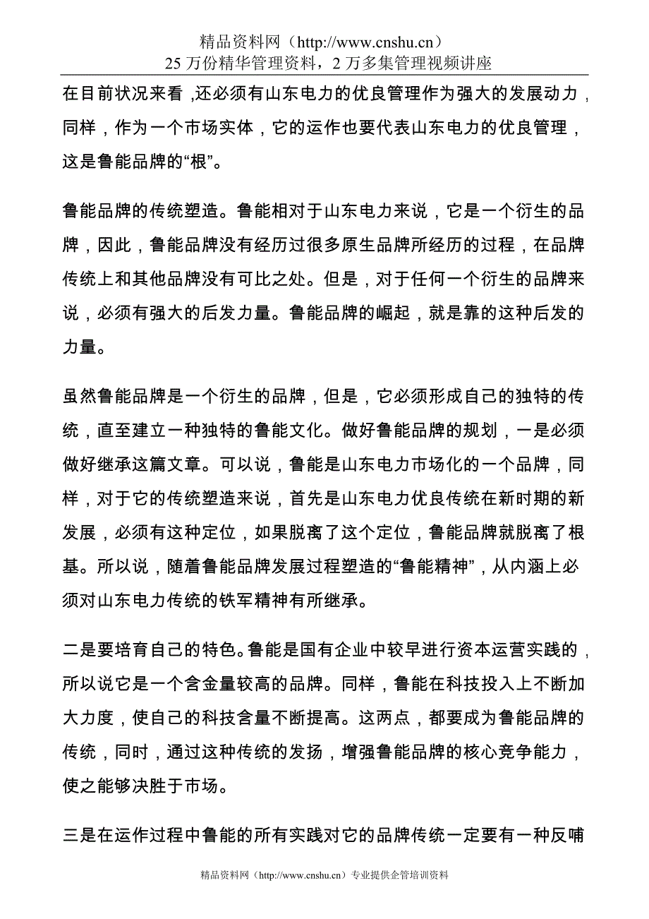 （战略管理）鲁能品牌战略与规划_第3页