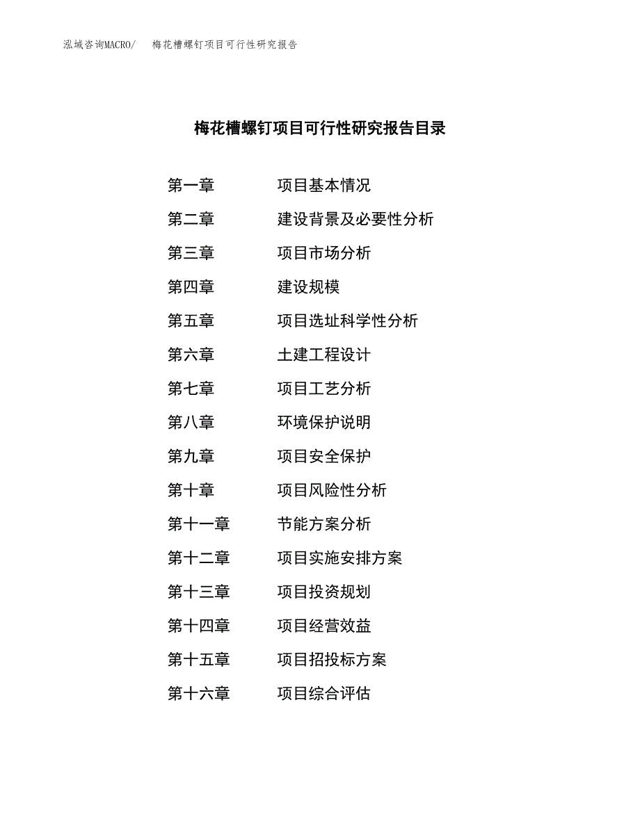 梅花槽螺钉项目可行性研究报告建议书.docx_第3页