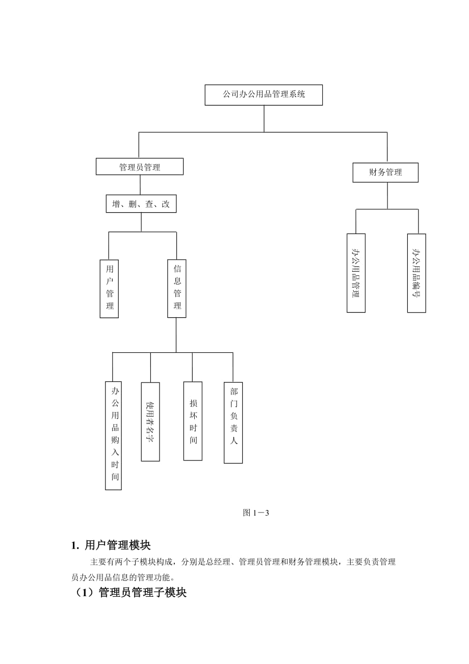 （管理知识）公司办公用品管理系统——需求分析_第4页