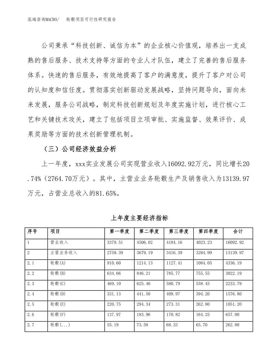 轮毂项目可行性研究报告建议书.docx_第5页