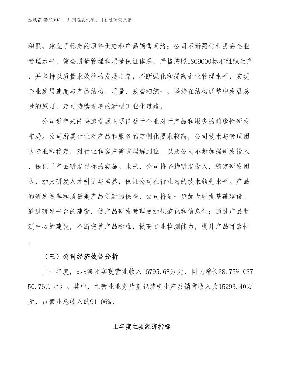 片剂包装机项目可行性研究报告建议书.docx_第5页