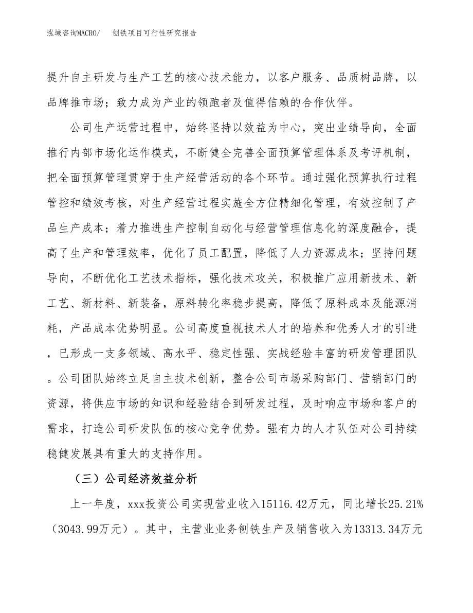 刨铁项目可行性研究报告建议书.docx_第5页