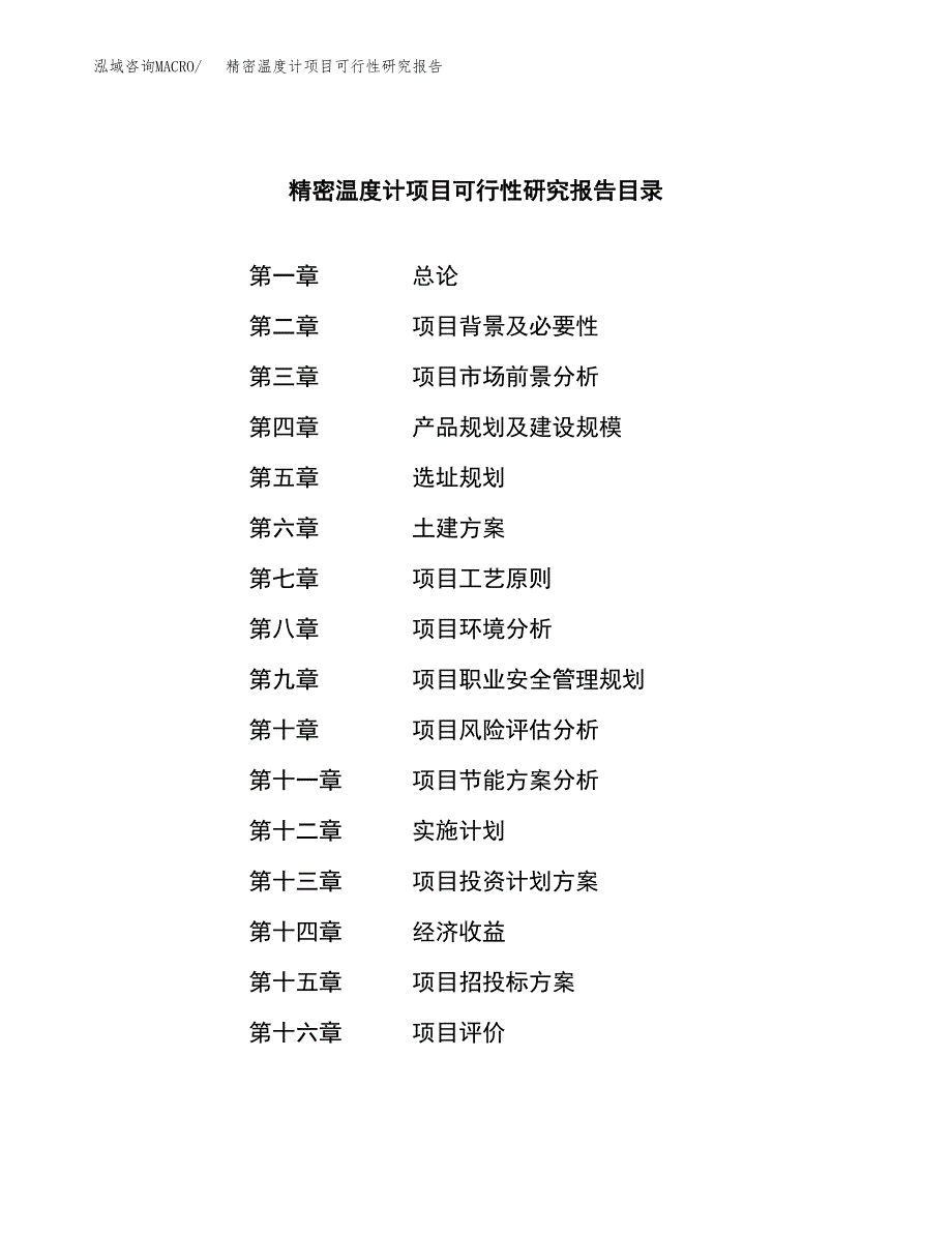 精密温度计项目可行性研究报告建议书.docx_第3页