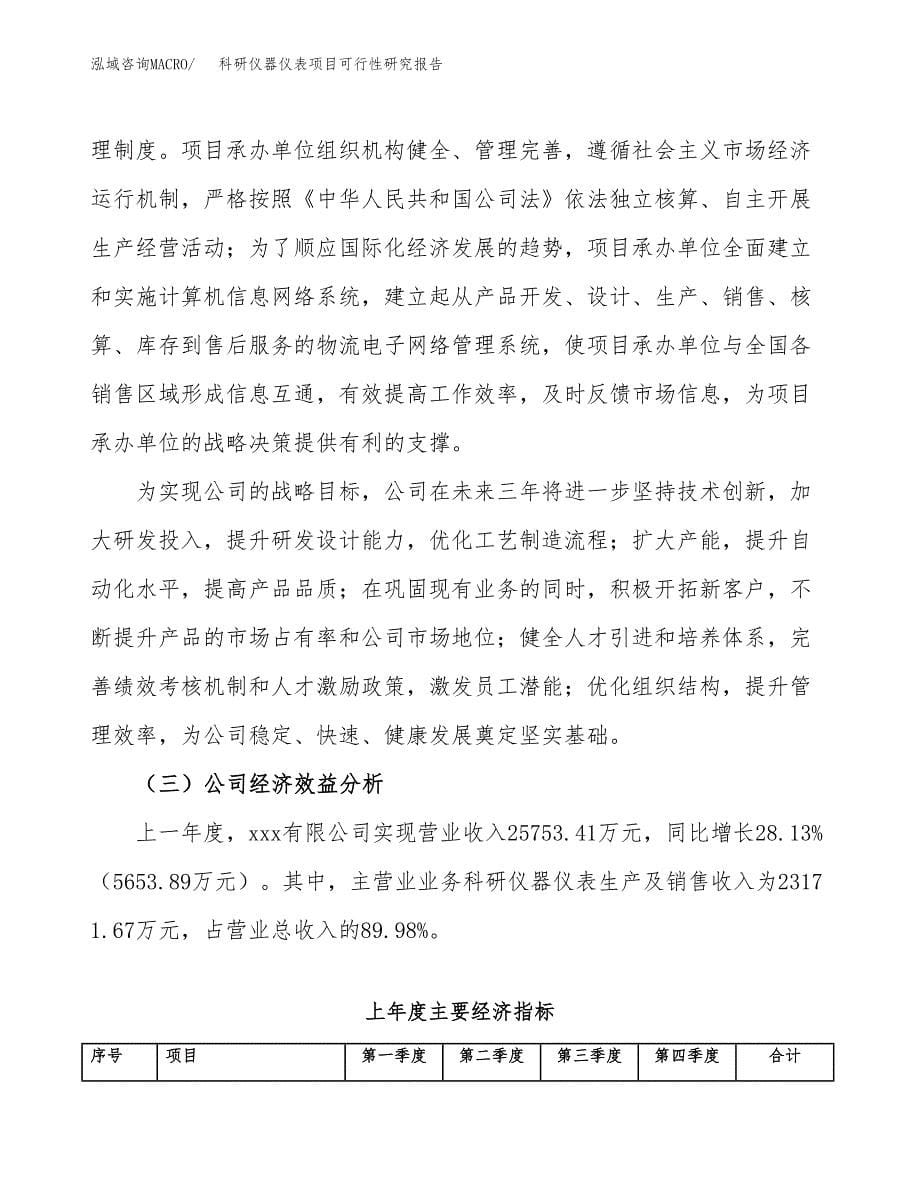 科研仪器仪表项目可行性研究报告建议书.docx_第5页