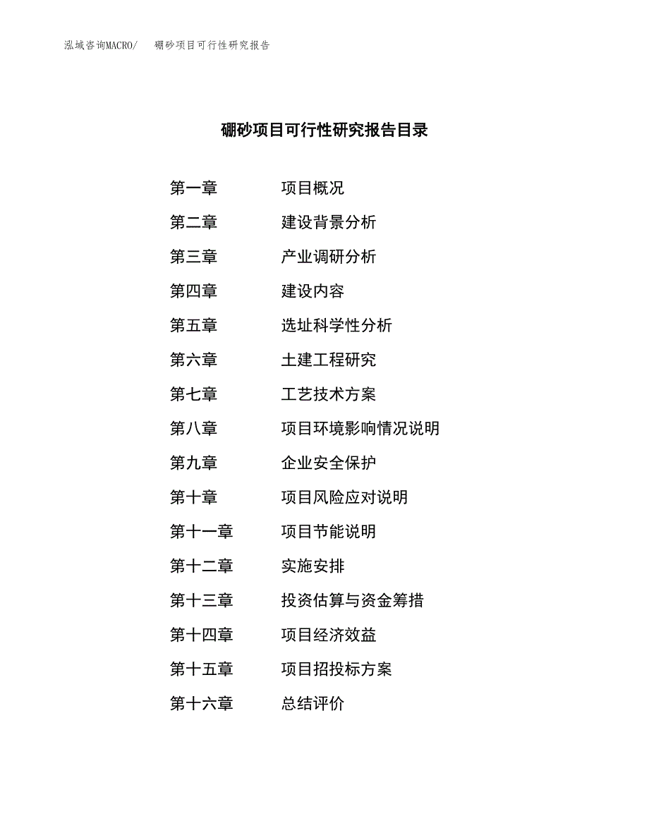 硼砂项目可行性研究报告建议书.docx_第3页