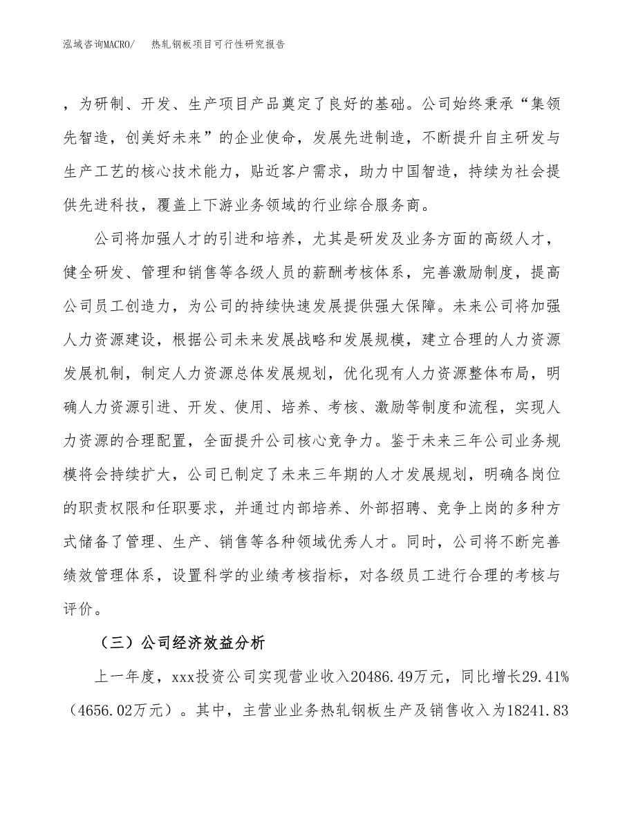 热轧钢板项目可行性研究报告建议书.docx_第5页