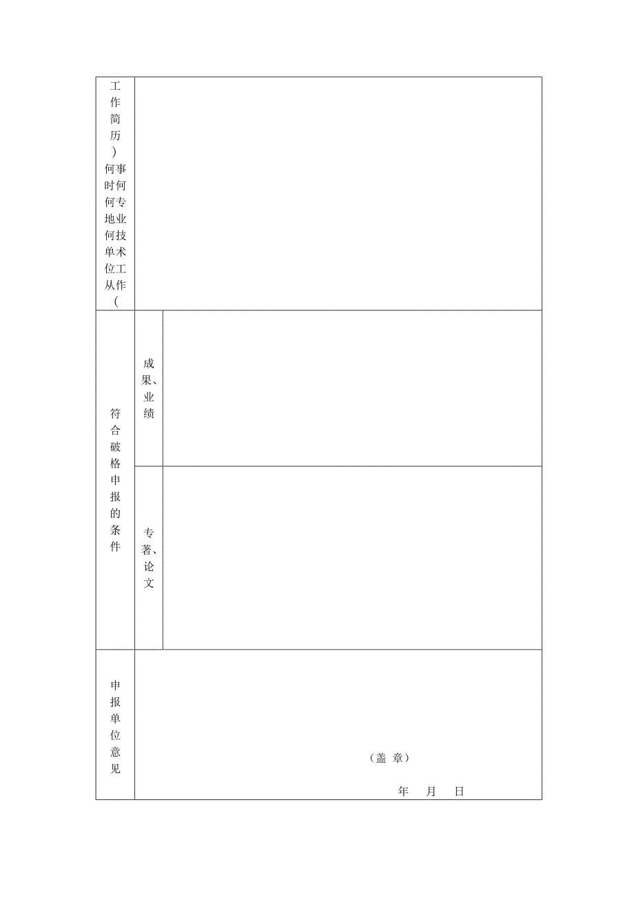 （人力资源套表）参评人员资格审查意见表(doc 10页)_第5页