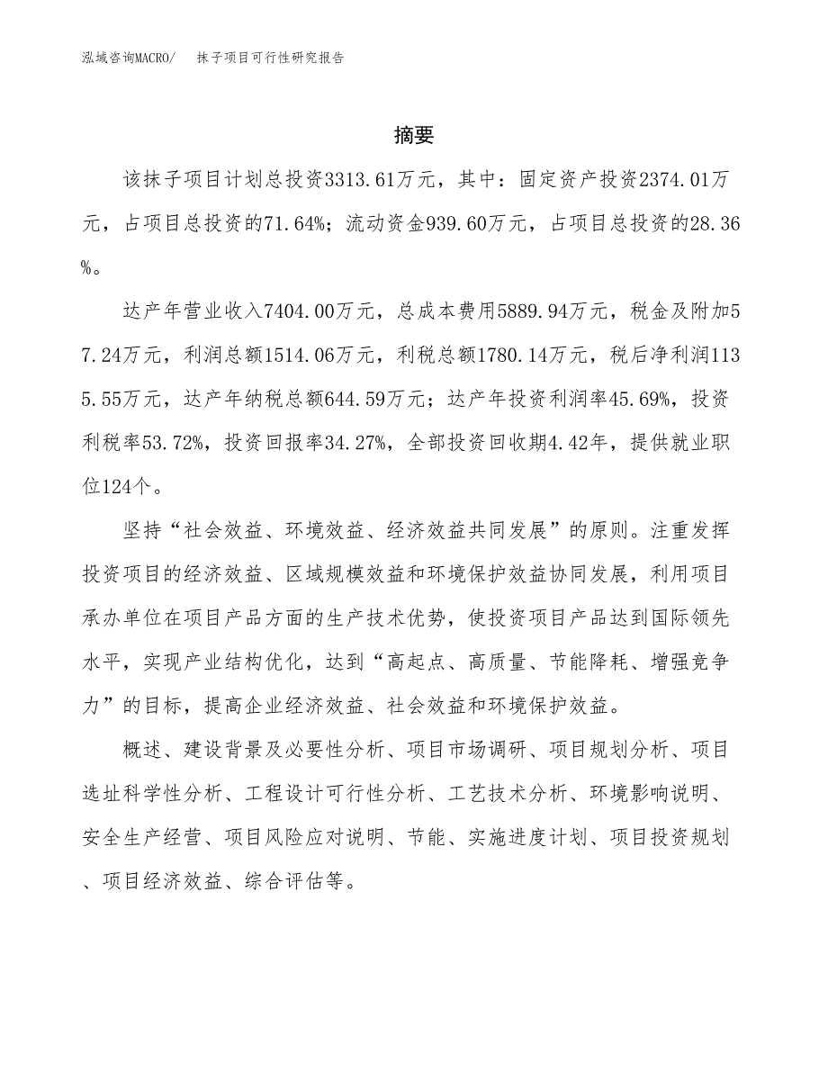 抹子项目可行性研究报告建议书.docx_第2页