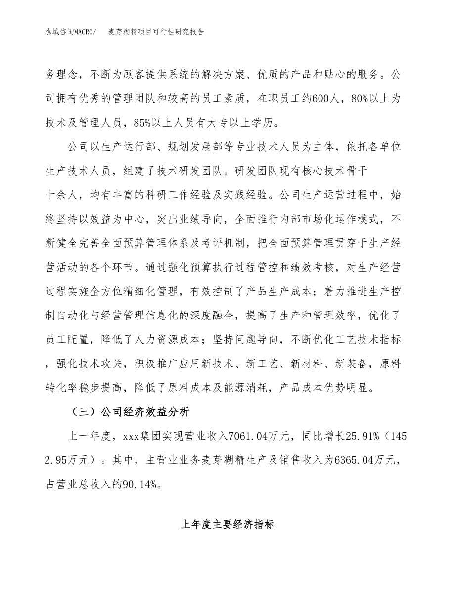 麦芽糊精项目可行性研究报告建议书.docx_第5页