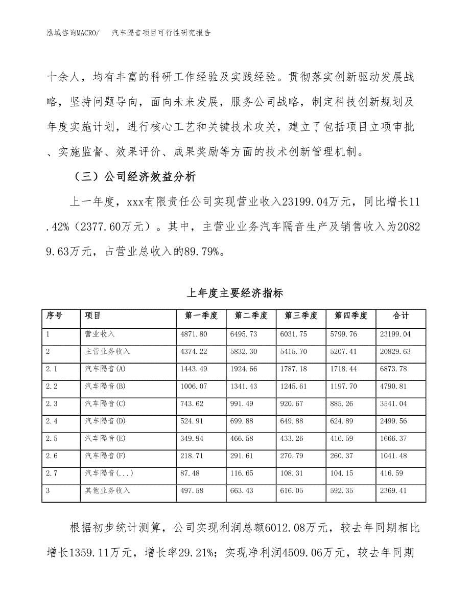 汽车隔音项目可行性研究报告建议书.docx_第5页