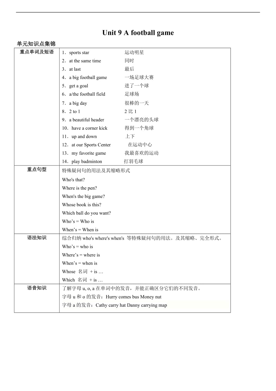 精品Unit9同步阶段测北师大一起版五年级英语下册_第1页