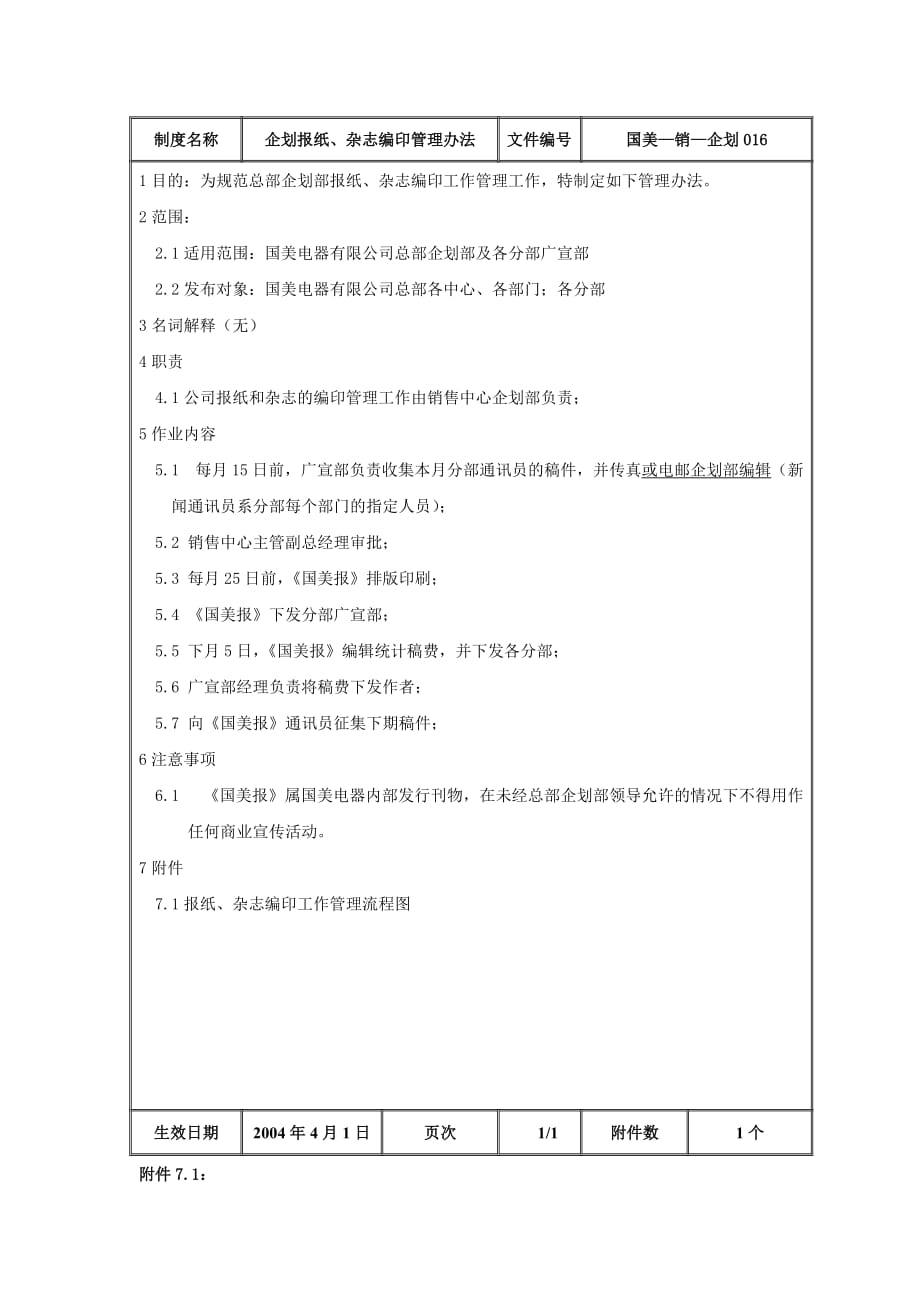 （管理制度）企划报纸杂志编印管理办法_第2页