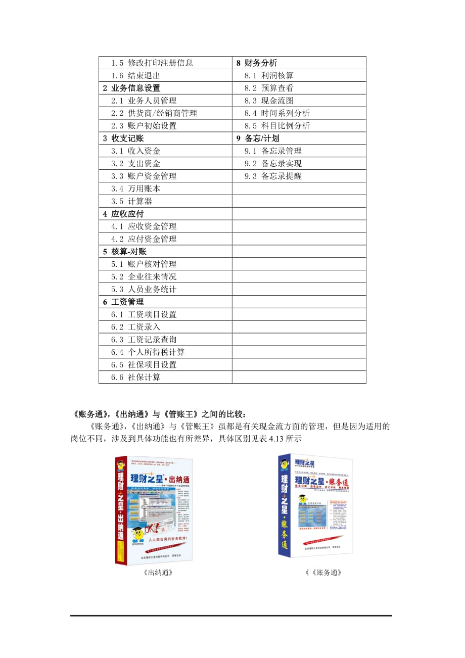 （公司理财）理财之星管账王简介_第2页