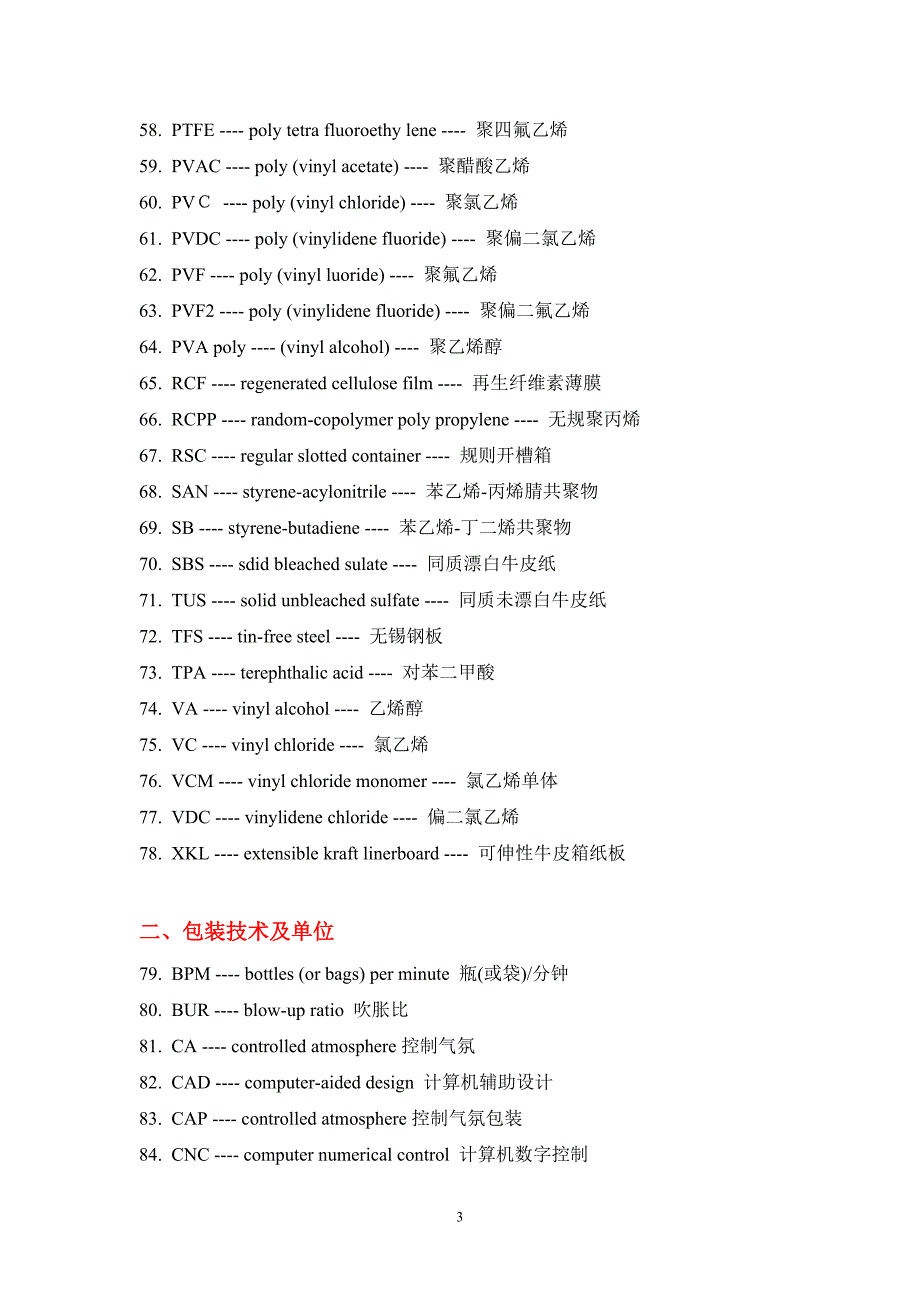 （包装印刷造纸）轻工(印刷缩略语)_第3页