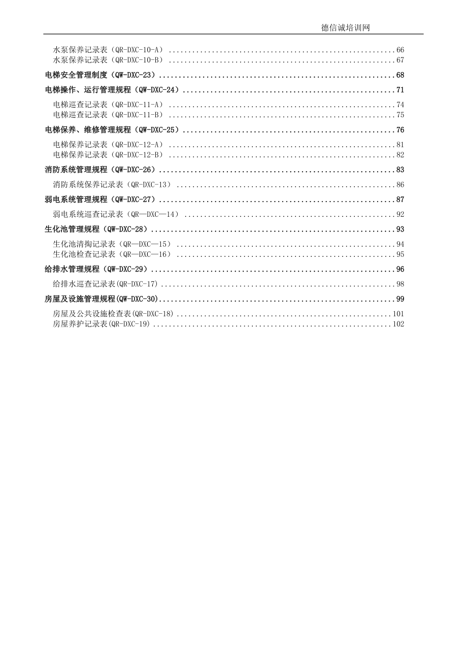 （企业管理手册）物业管理工程维修工作手册_第3页