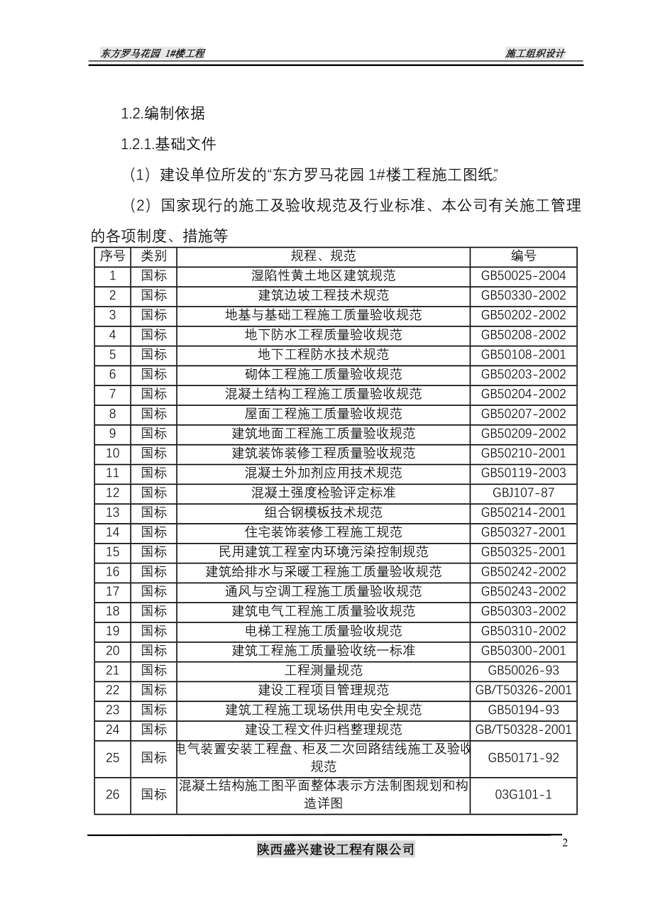 （建筑工程管理）东方罗马花园楼工程_第2页