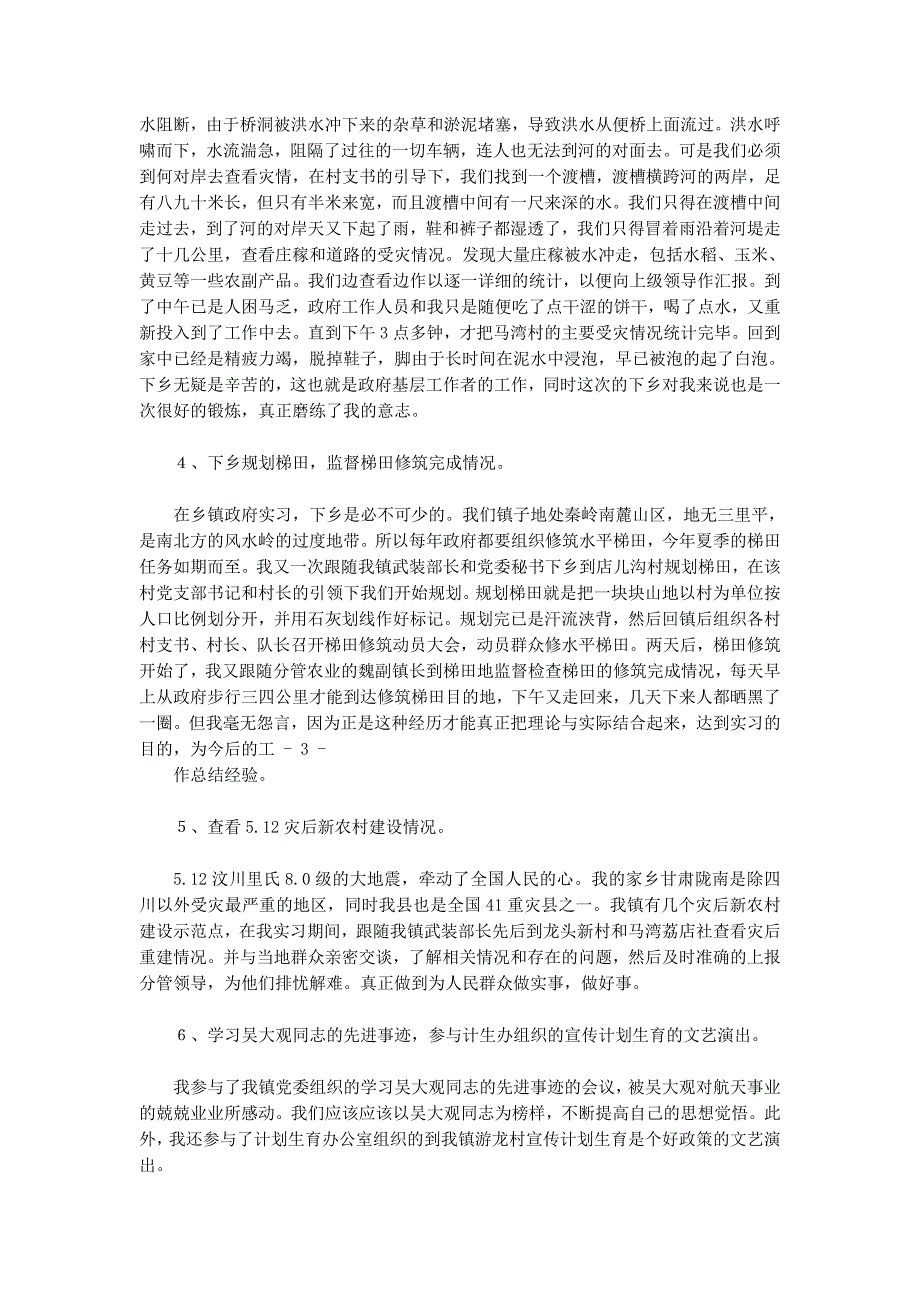 政府 实习报告_第3页