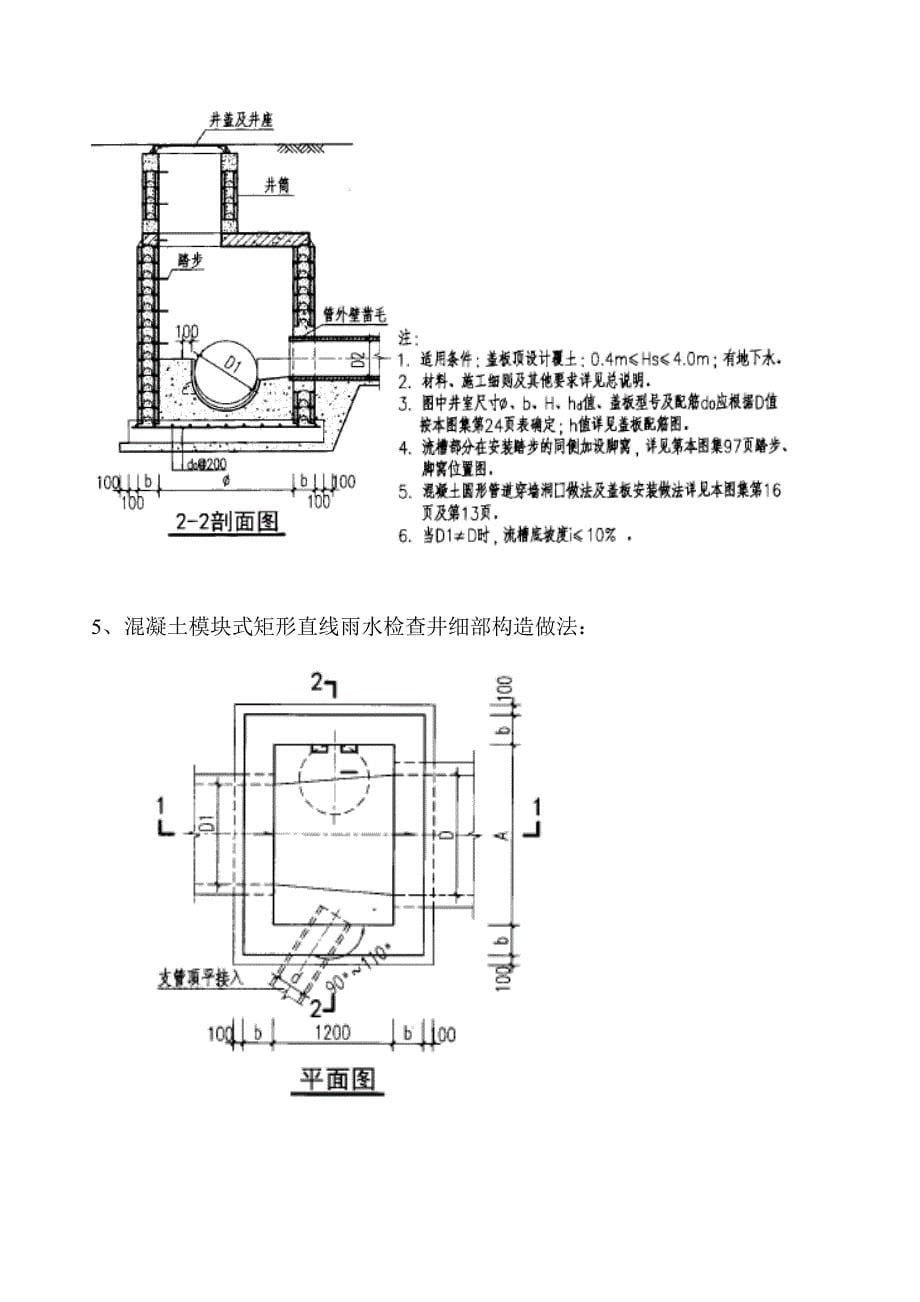 （建筑工程管理）中山路城市公园道排施工细部构造节点做法汇总表_第5页