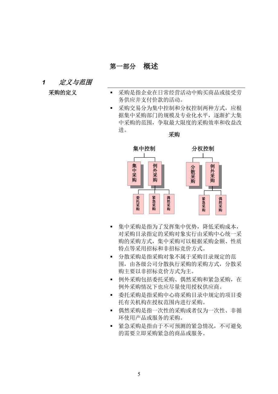 （企业管理手册）某公司采购管理流程手册_第5页