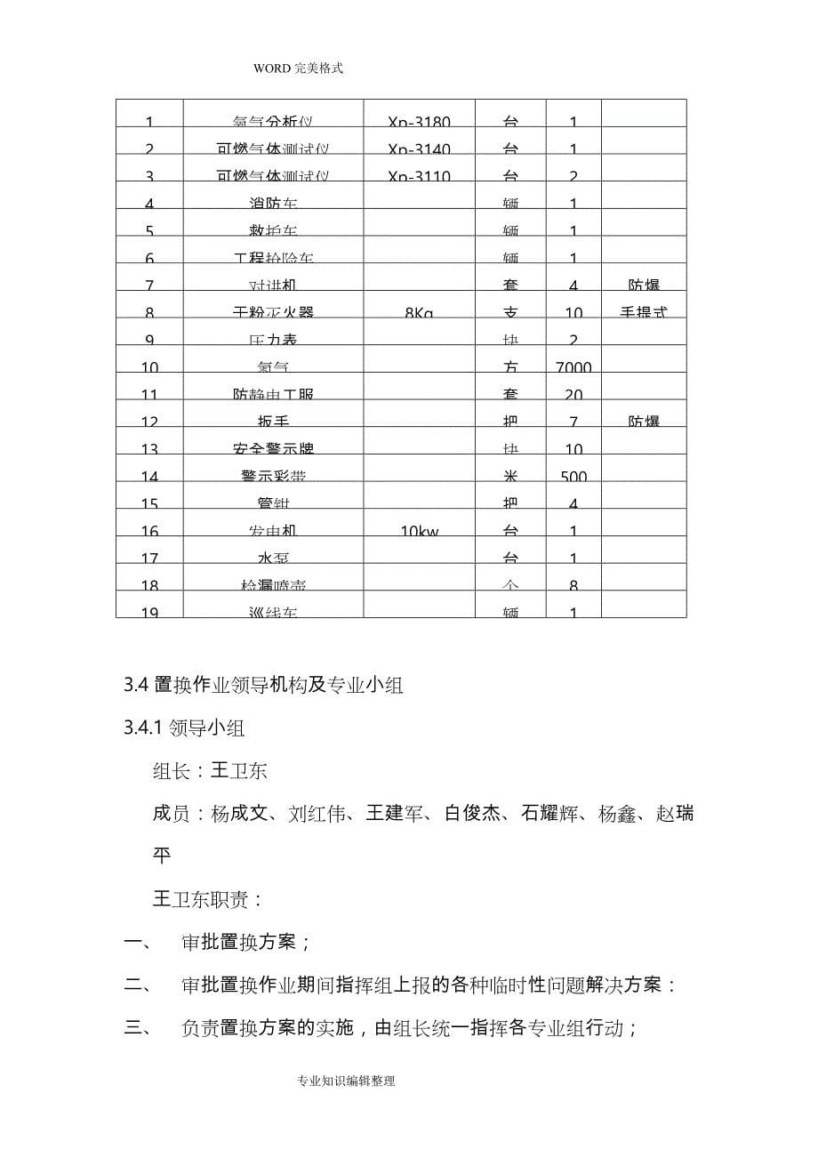 天然气管道置换方案说明_第5页