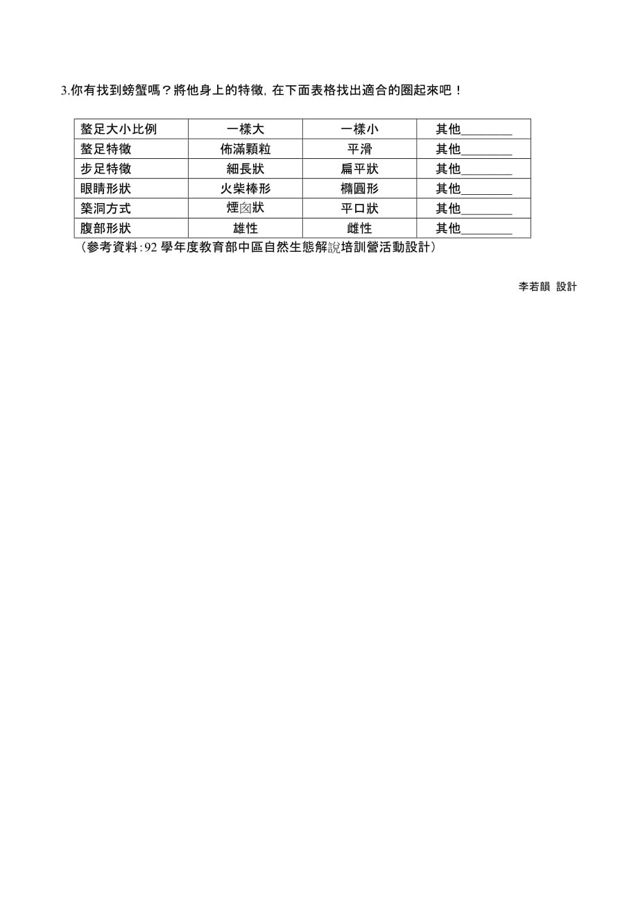 （旅游行业）海岸水域环境生态旅游活动学习单_第4页