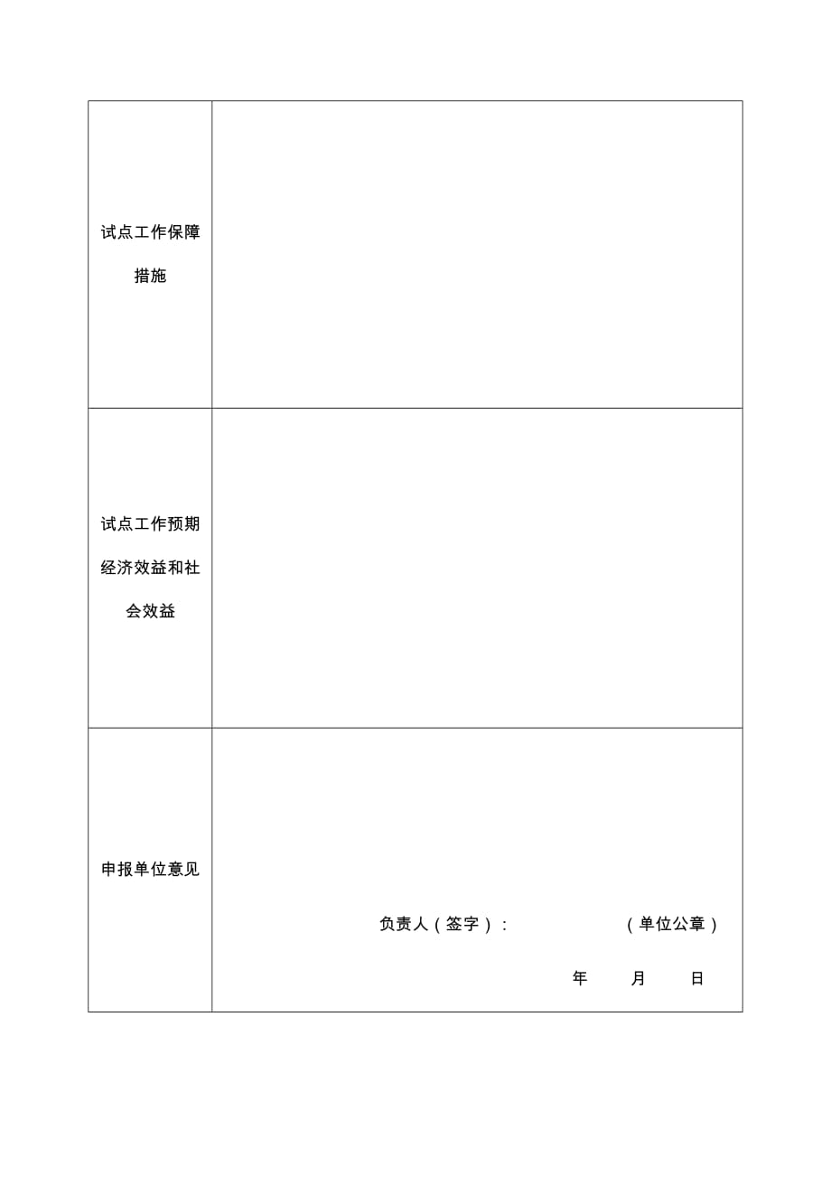 山东省标准化试点项目建设申请书_第4页