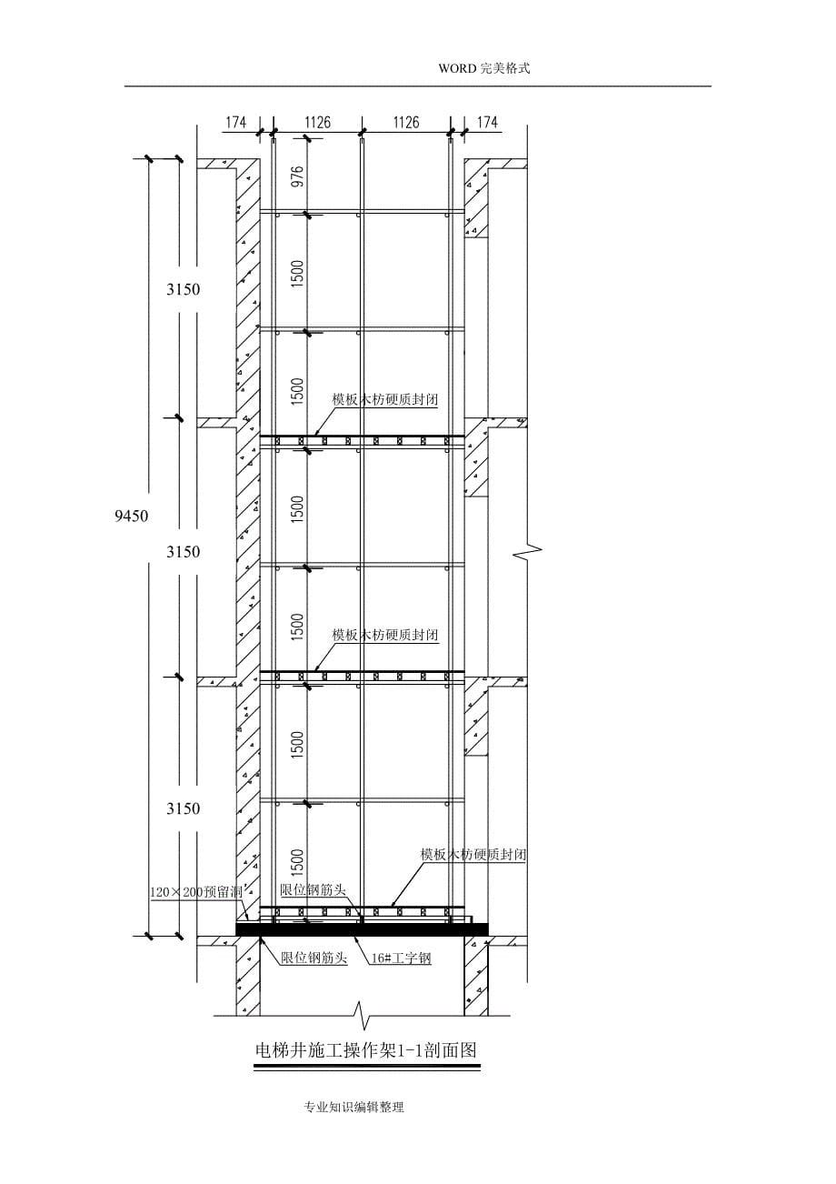 电梯井施工操作架[平台]和安全防护安全专项施工组织方案_第5页