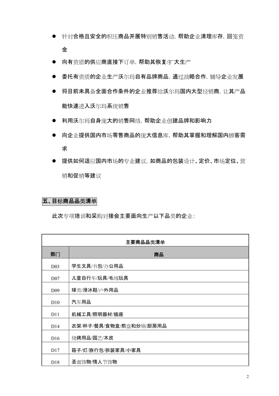 （采购管理）东莞出口型企业拓展国内市场培训暨沃尔玛采购对接会方_第2页