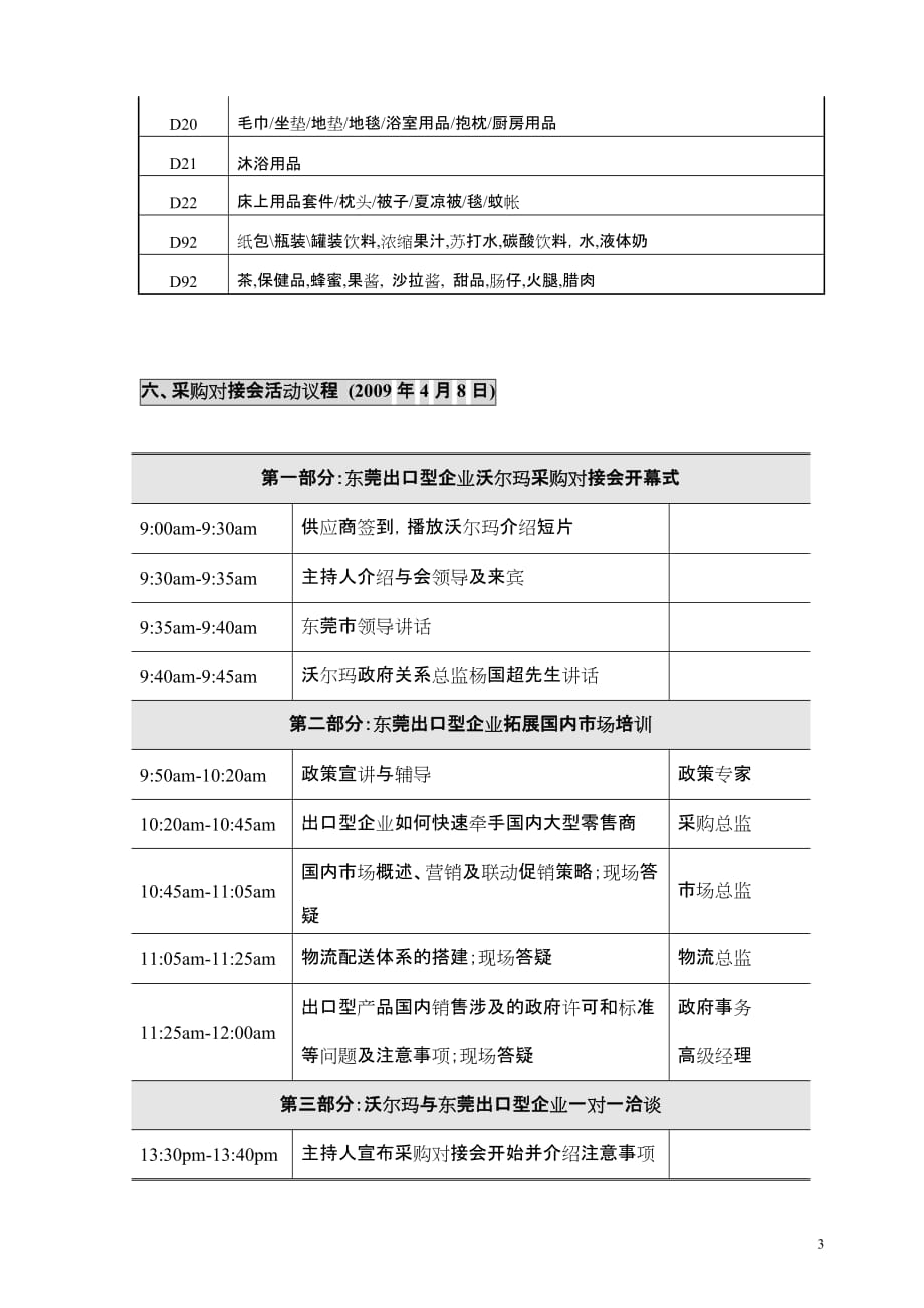 （采购管理）东莞出口型企业拓展国内市场培训暨沃尔玛采购对接会方_第3页