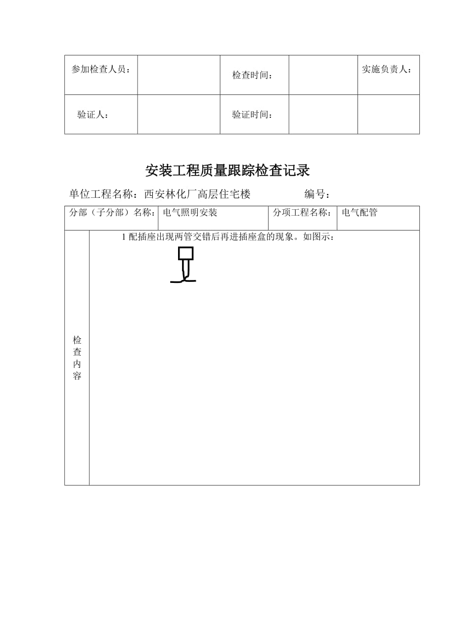 （质量管理套表）质量检查跟踪记录表_第4页