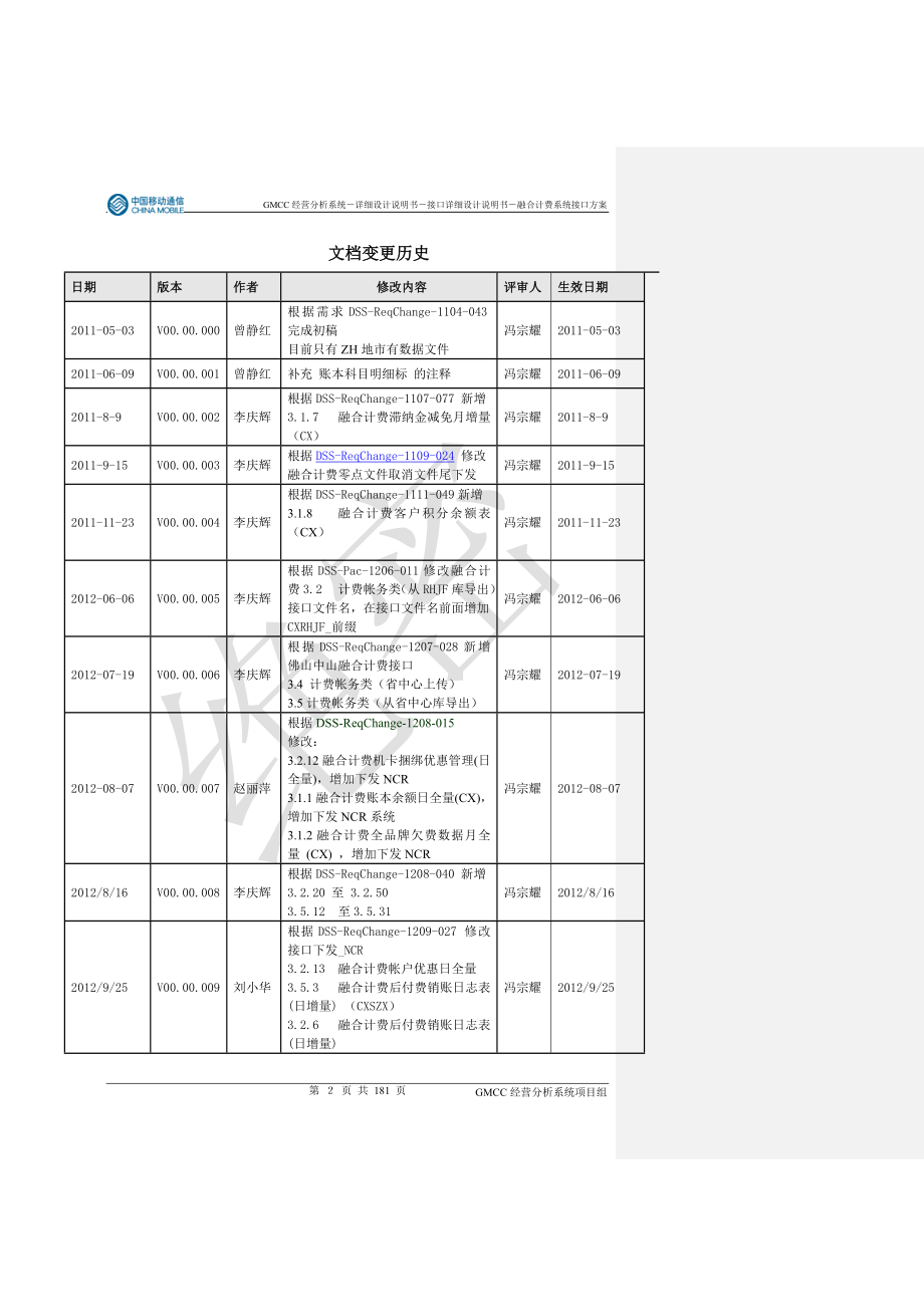 （项目管理）NG广东移动经营分析系统项目详细设计说明书接口详细_第2页