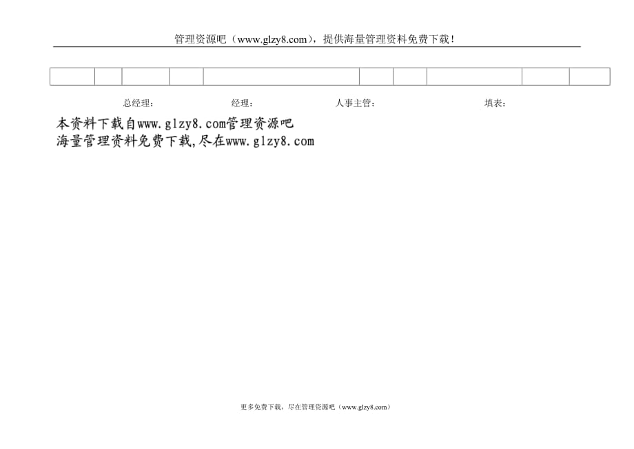 （冶金行业）聘约人员任用核定表_第2页