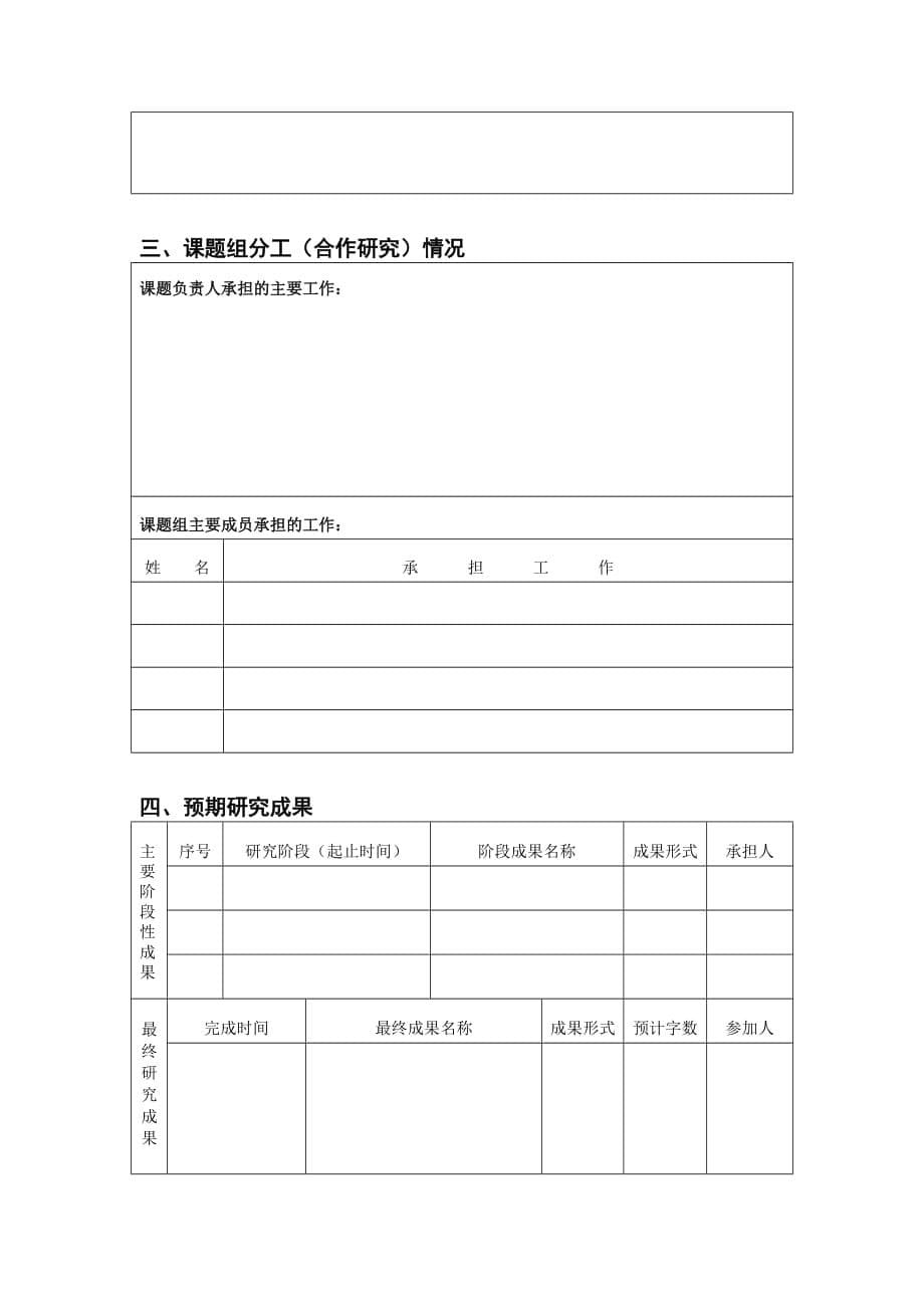 （金融保险）上海金融学院教育教学改革专项研究课题申请书_第5页