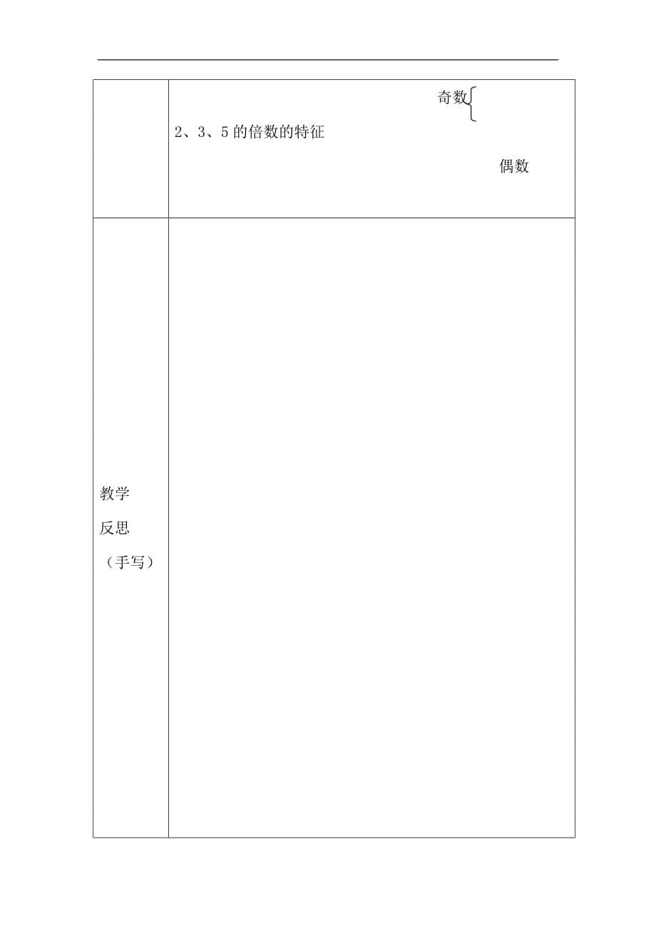 五年级下数学教案因数与倍数人教新课标_第5页