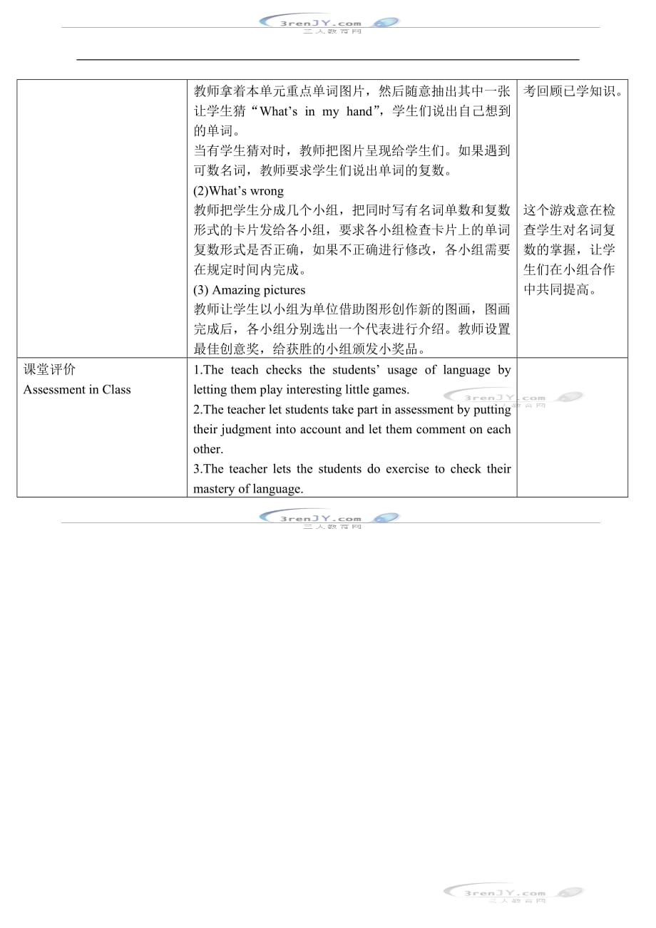 冀教版一起五年级英语下册Unit2Lesson15教案设计_第3页